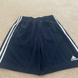Boys Adidas basketball shorts. Size Large (14/16). Used. Navy Blue.